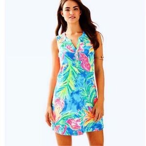 Lilly Pulitzer Essie Showstopper Dress in Bennet Blue Size XS